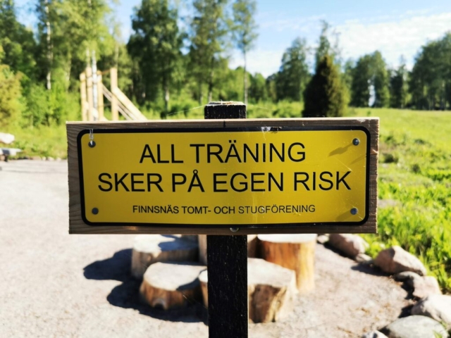 All träning sker på egen risk